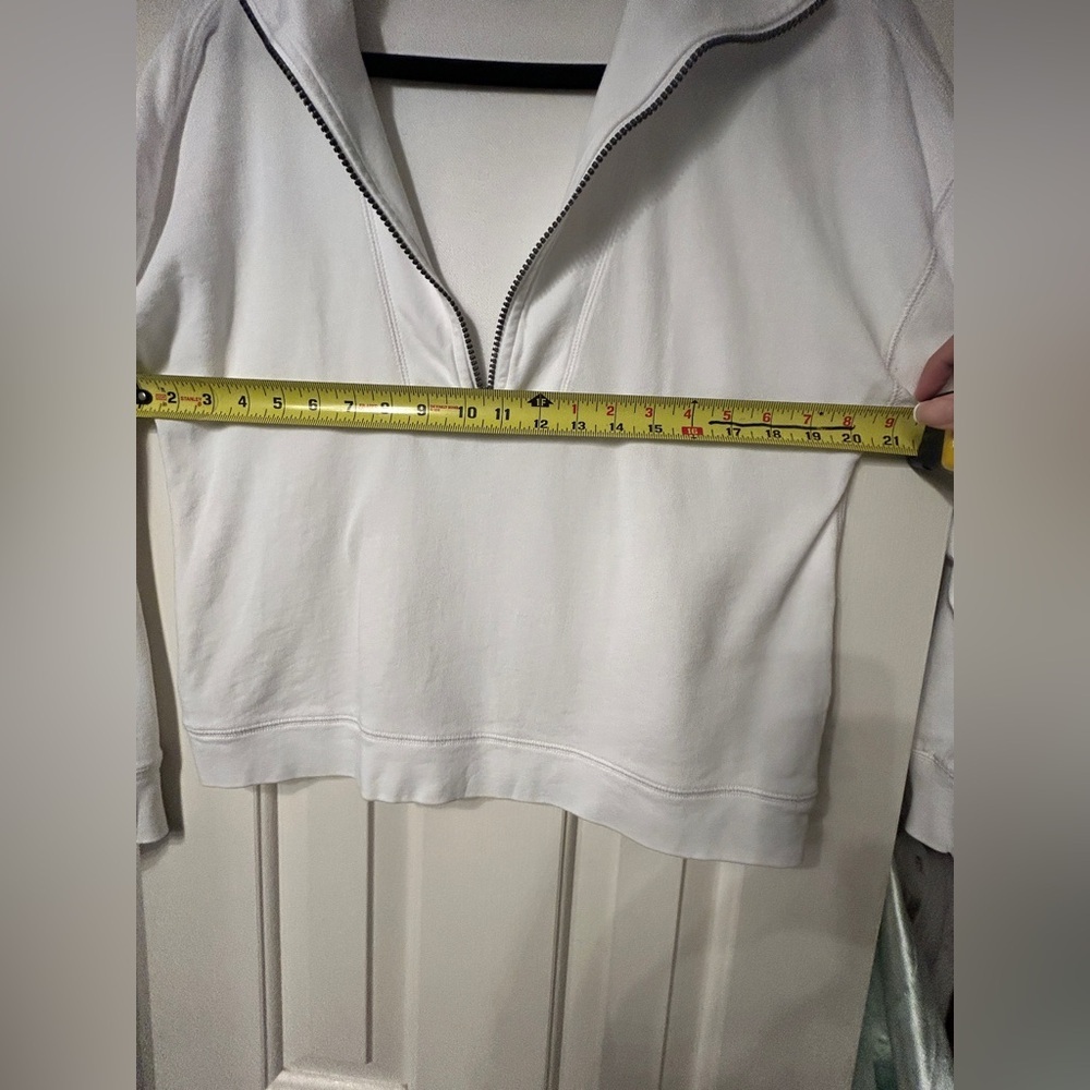J. Crew Oversized Quarter Zip Up Sweater High Collar - Picture 5 of 6